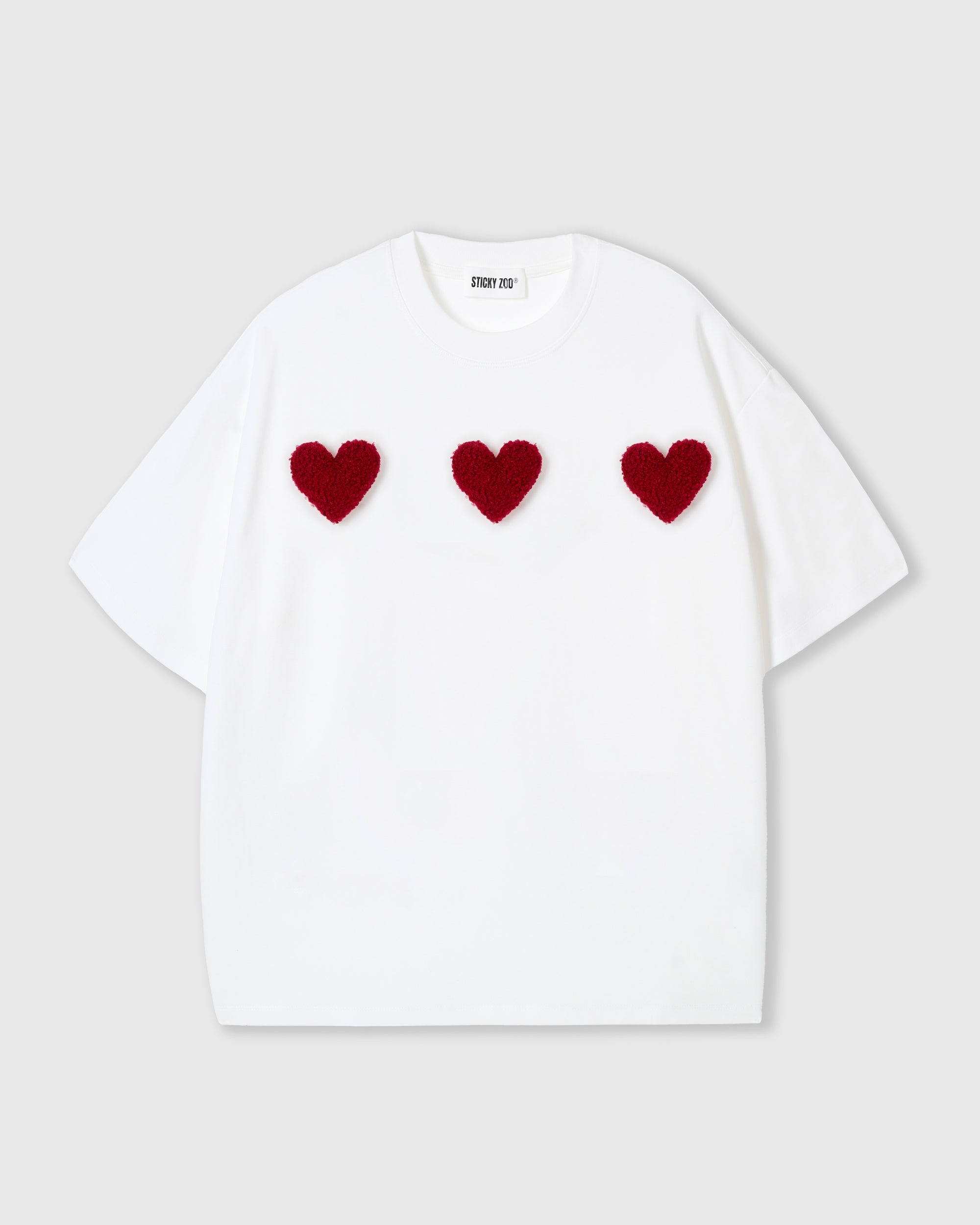 Camiseta Oversized Velvet Hearts