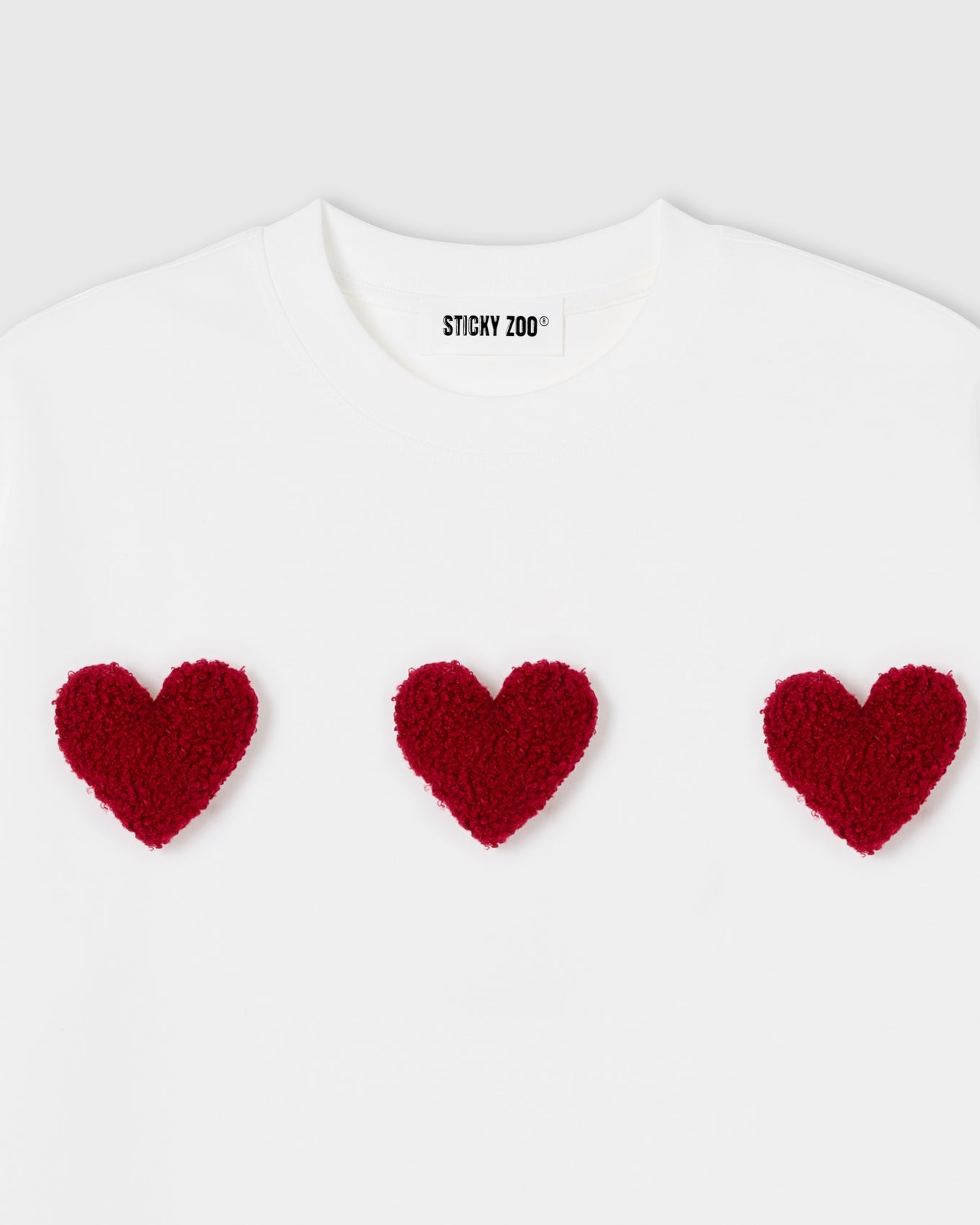 Camiseta Oversized Velvet Hearts