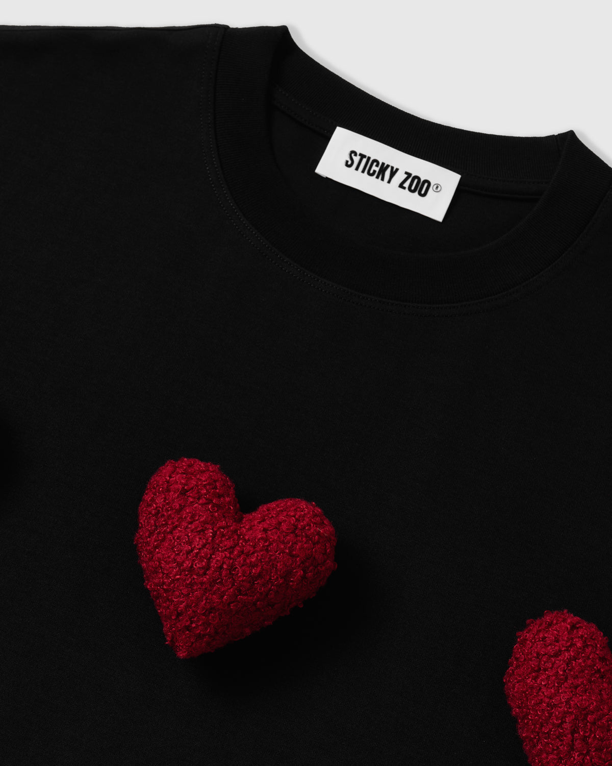 Camiseta Oversized Velvet Hearts