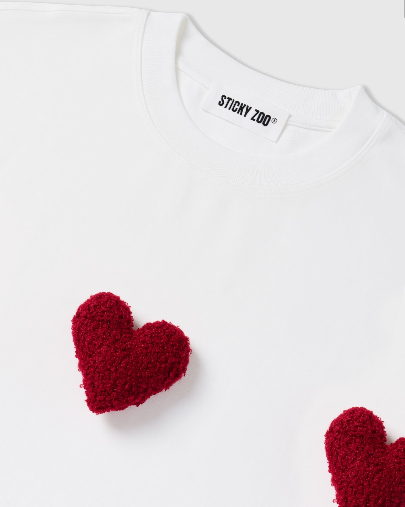 Camiseta Oversized Velvet Hearts