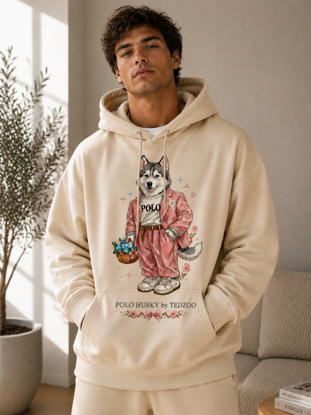 Moletom Com Capuz Tedzoo Husky