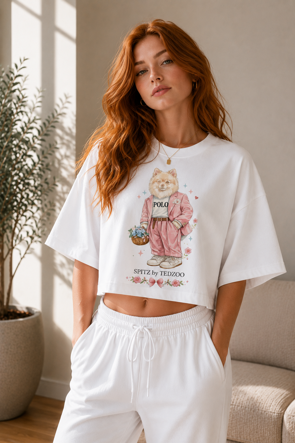 Cropped Oversized Tedzoo Spitz