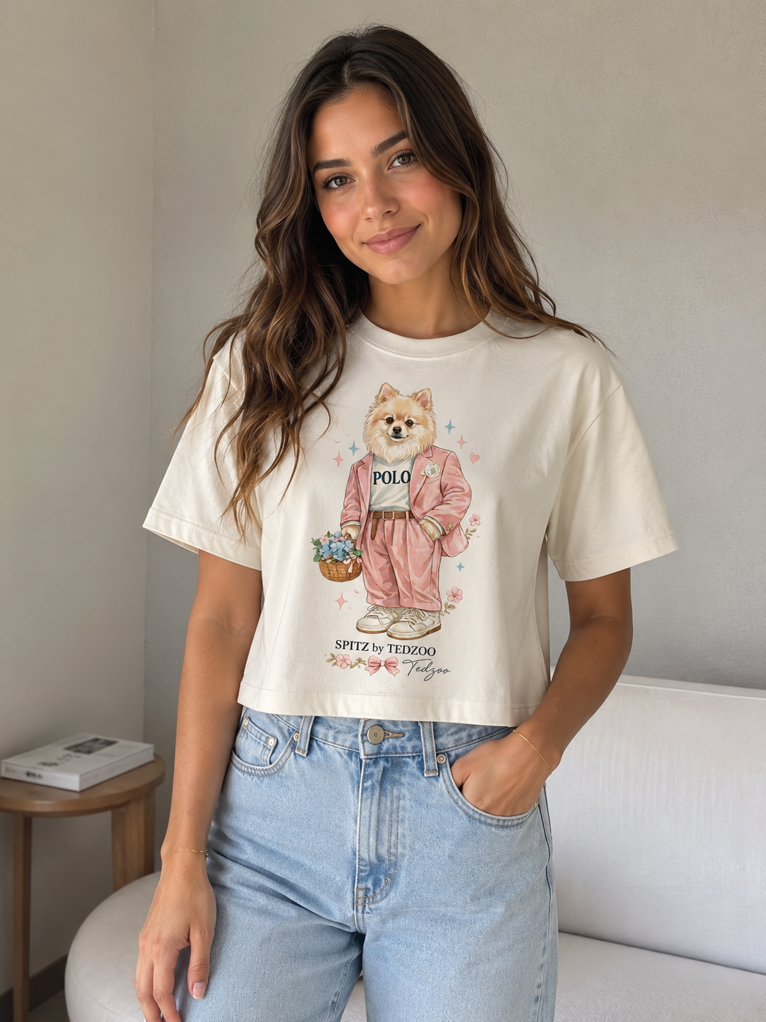 Cropped Oversized Tedzoo Spitz