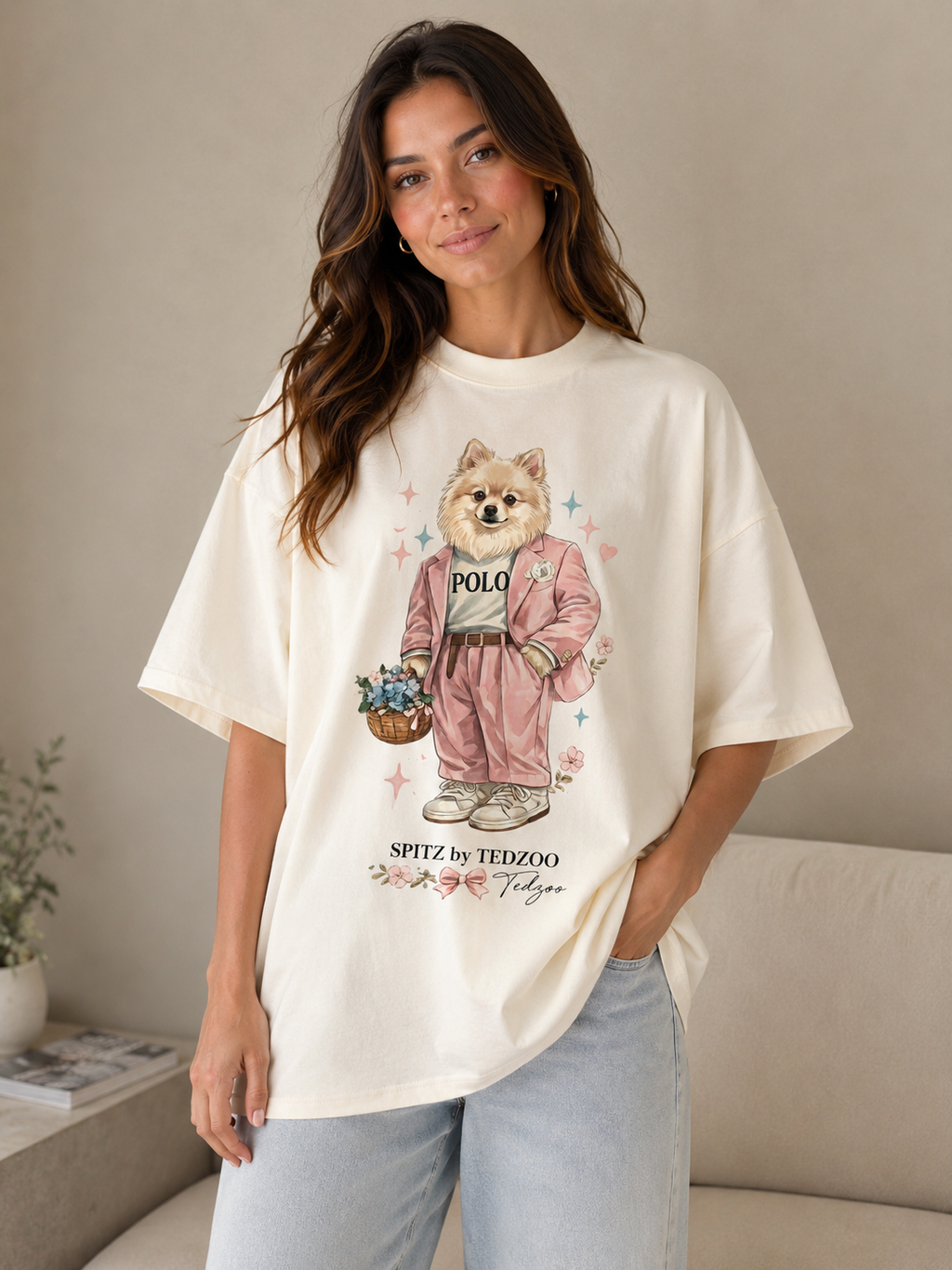Camiseta Oversized Tedzoo Spitz