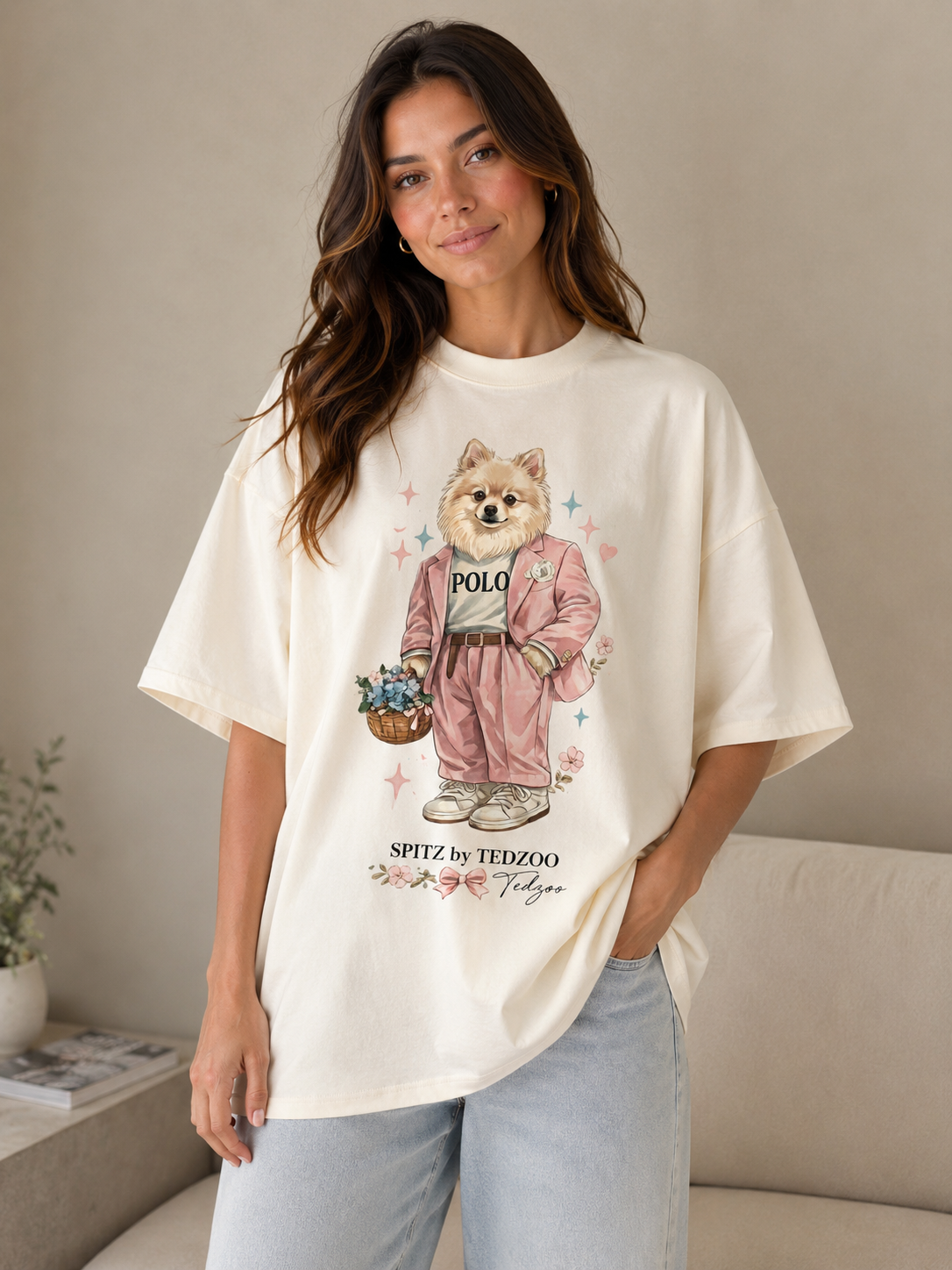 Camiseta Oversized Tedzoo Spitz