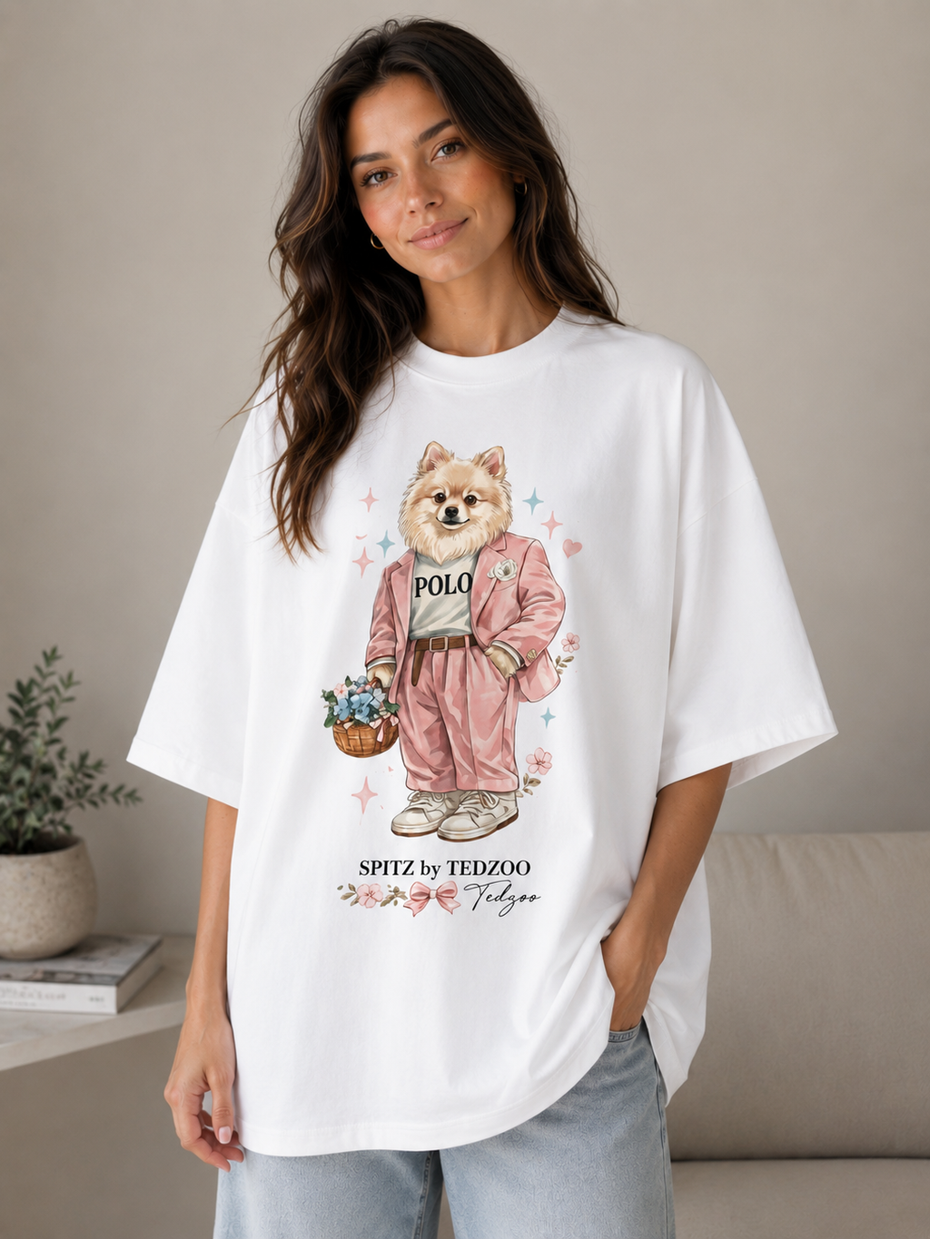 Camiseta Oversized Tedzoo Spitz