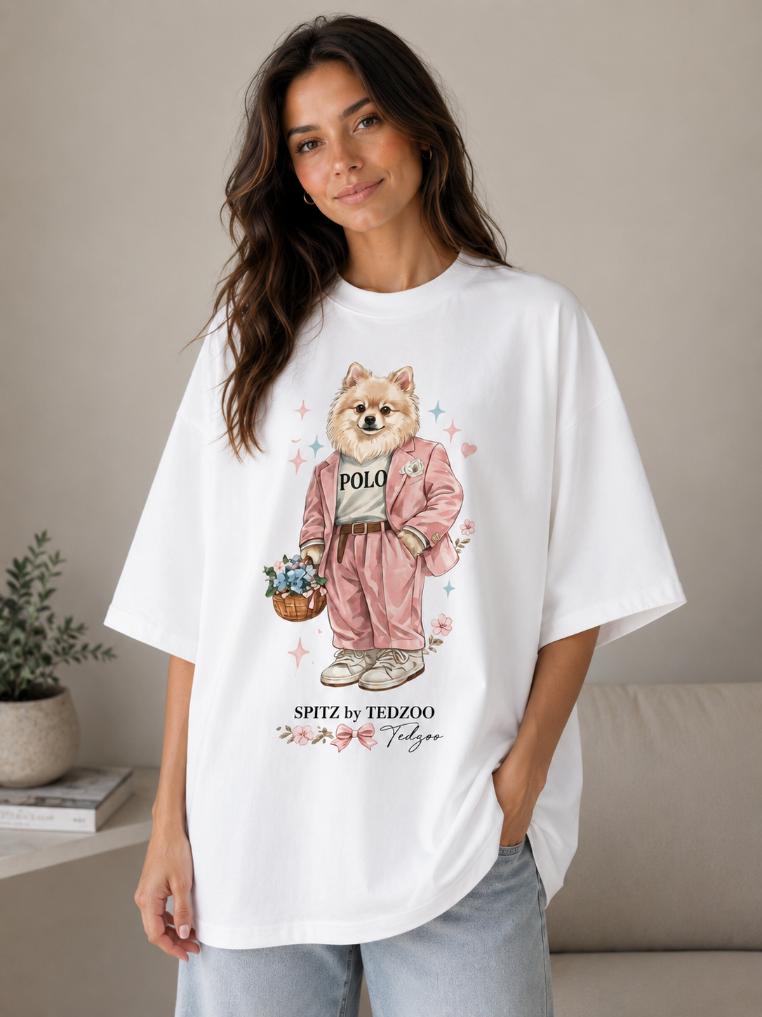 Camiseta Oversized Tedzoo Spitz