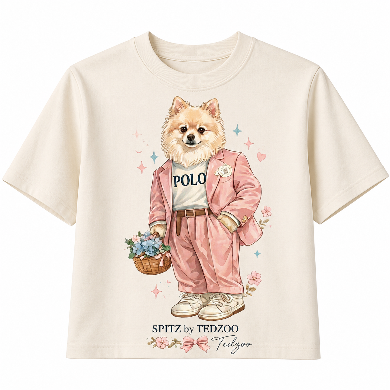 Camiseta Básica Tedzoo Spitz