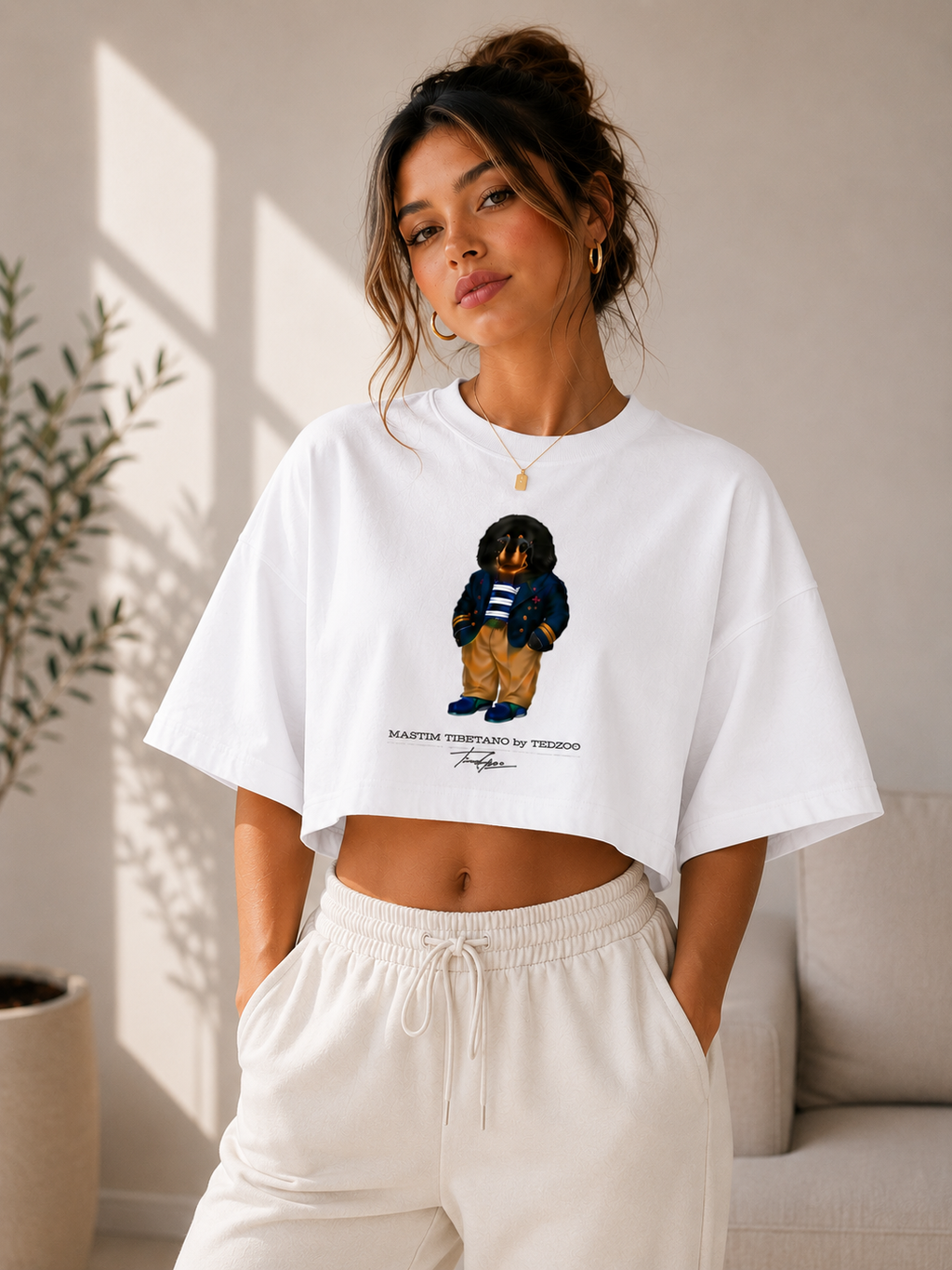 Cropped Oversized Tedzoo Mastim