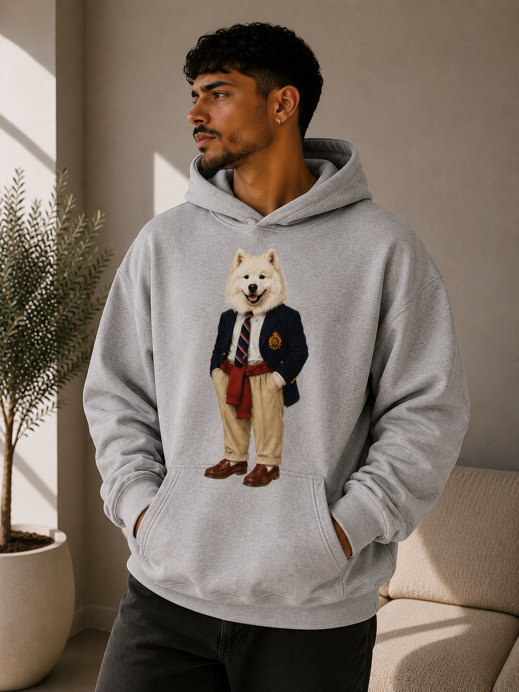 Moletom Com Capuz Tedzoo Samoeida
