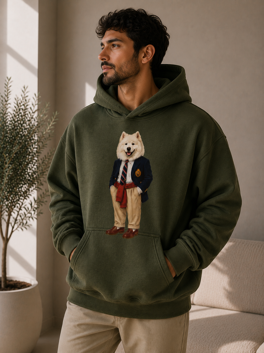 Moletom Com Capuz Tedzoo Samoeida