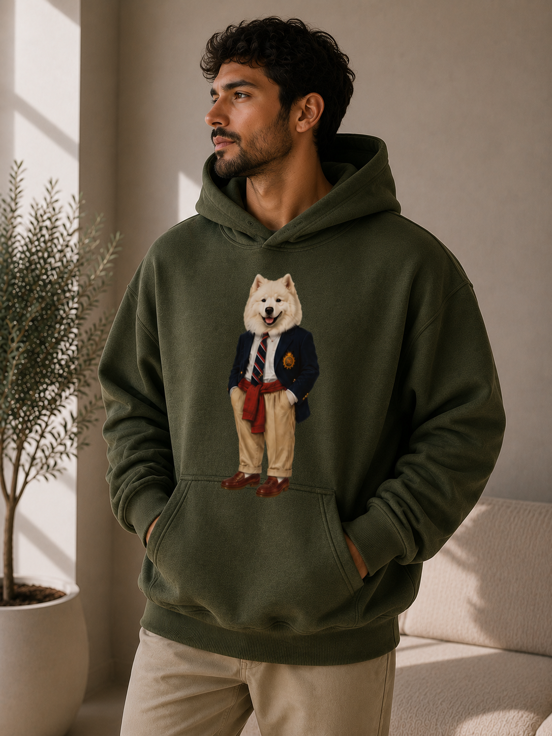 Moletom Com Capuz Tedzoo Samoeida