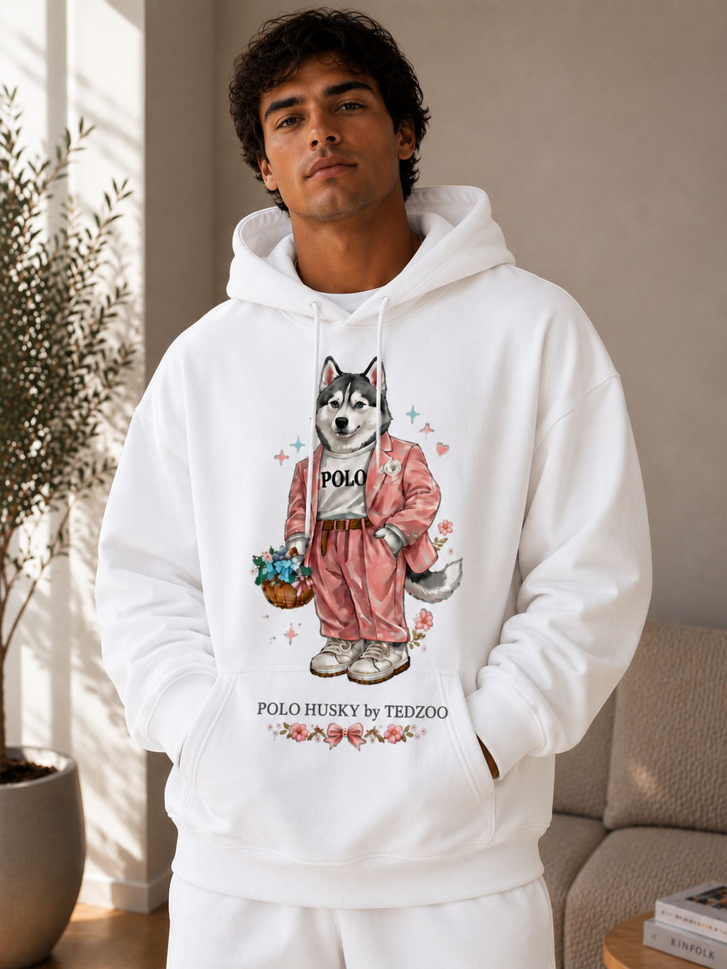 Moletom Com Capuz Tedzoo Husky