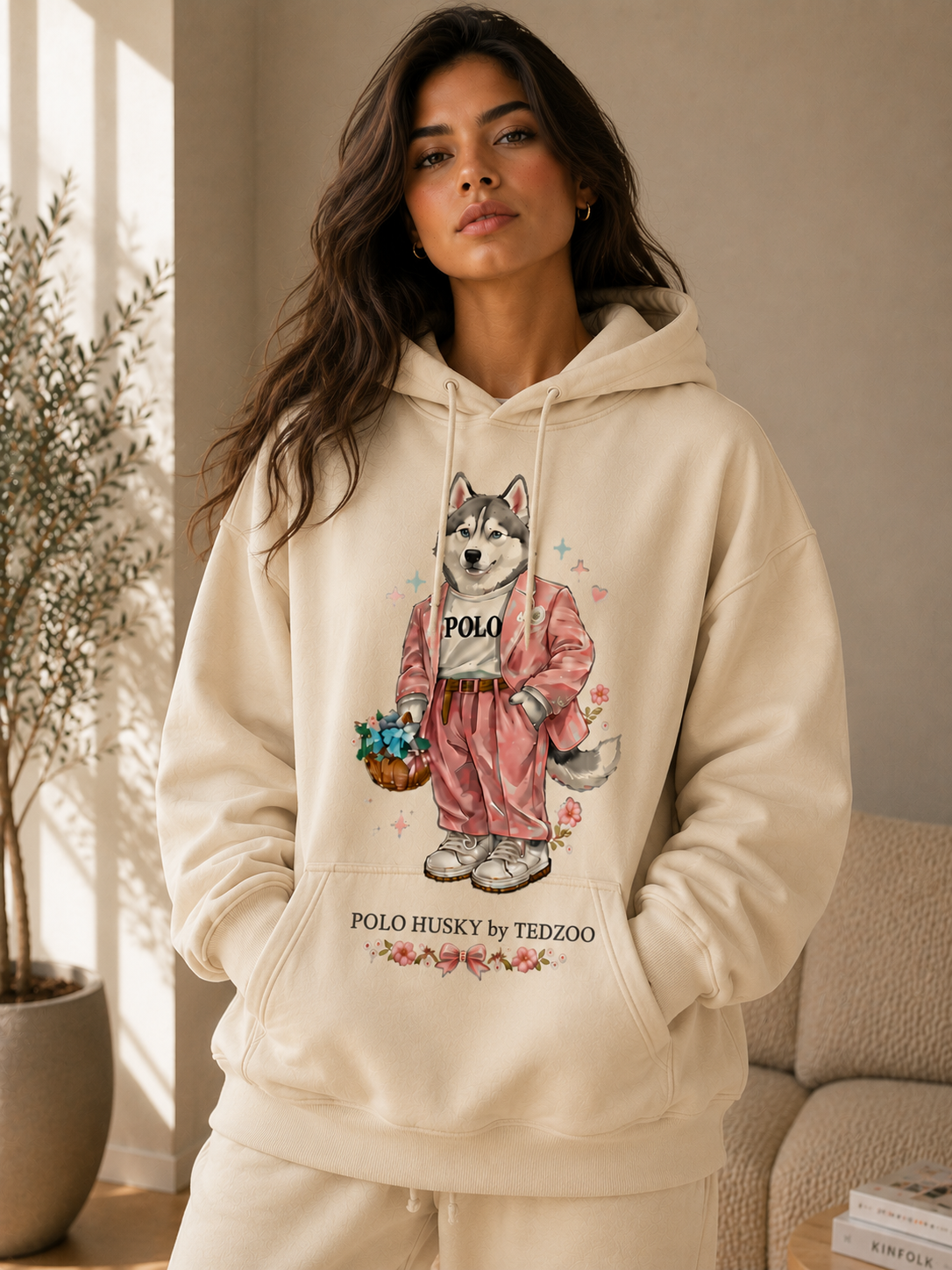 Moletom Com Capuz Tedzoo Husky