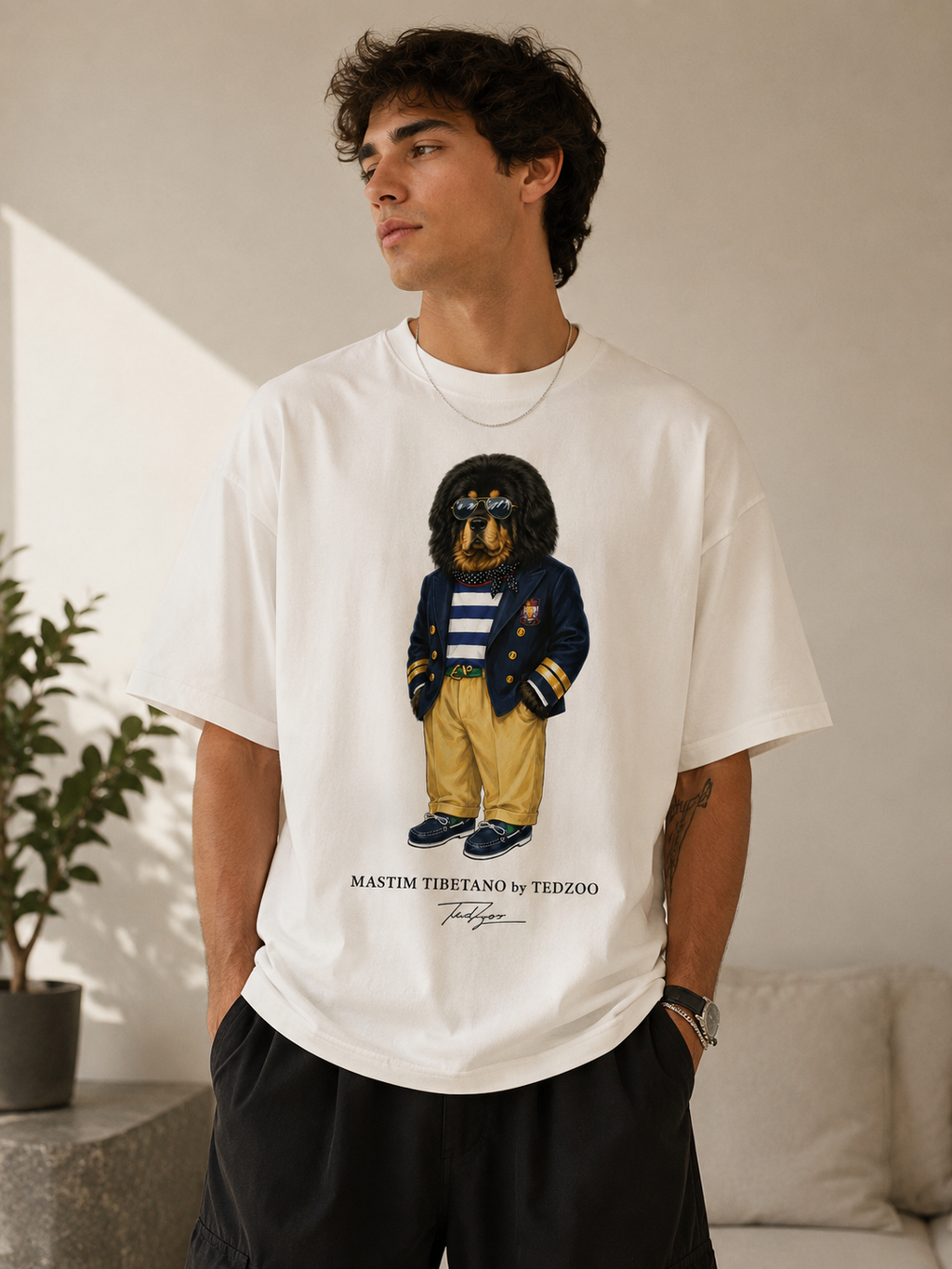 Camiseta Oversized Tedzoo Mastim