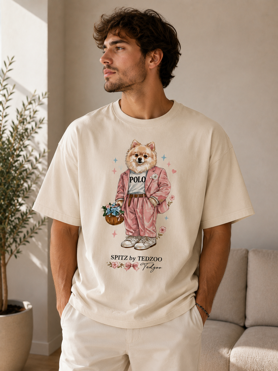 Camiseta Básica Tedzoo Spitz