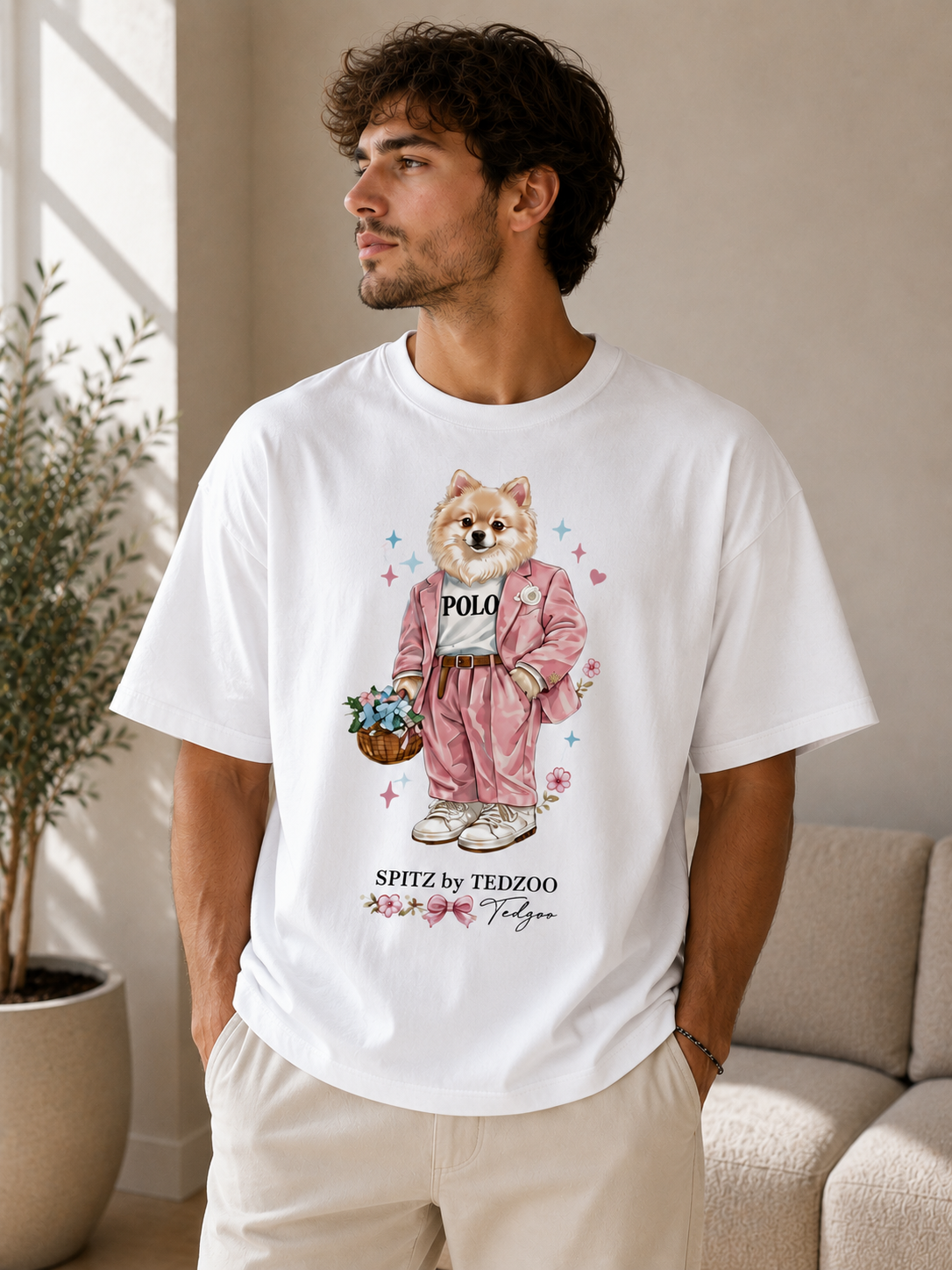 Camiseta Básica Tedzoo Spitz