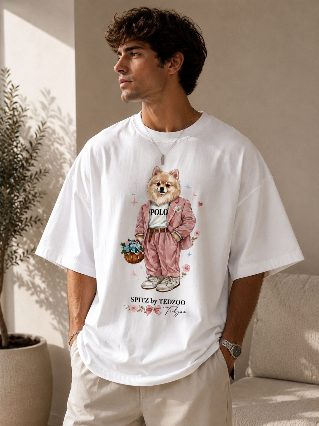 Camiseta Oversized Tedzoo Spitz