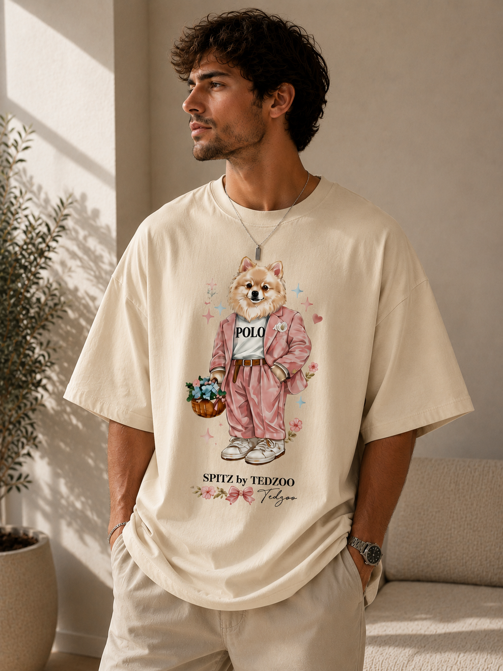 Camiseta Oversized Tedzoo Spitz