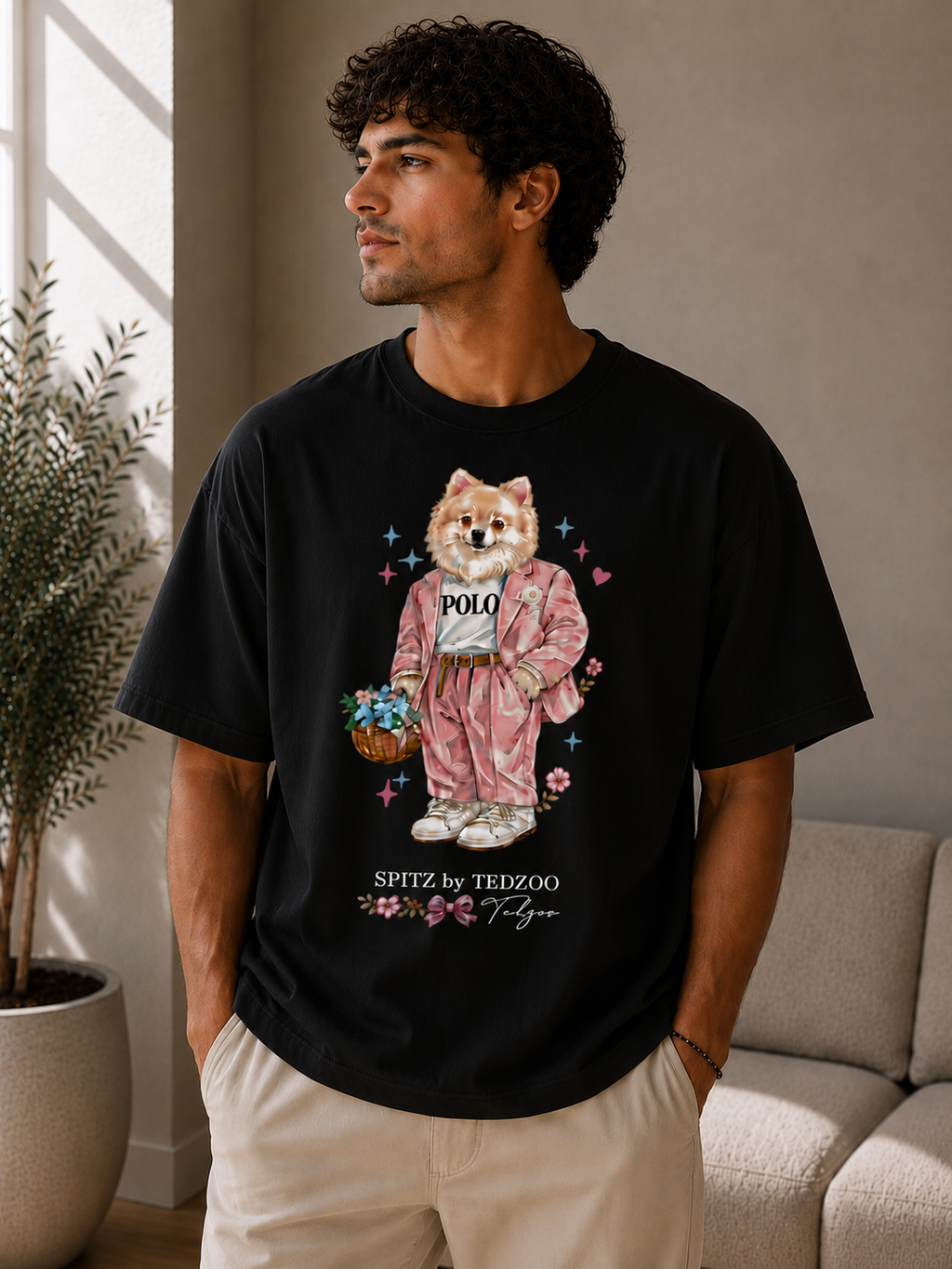 Camiseta Básica Tedzoo Spitz