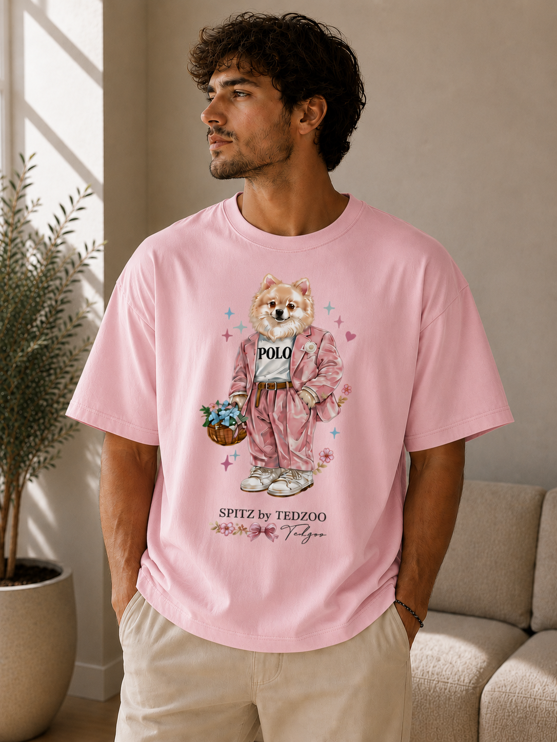 Camiseta Básica Tedzoo Spitz