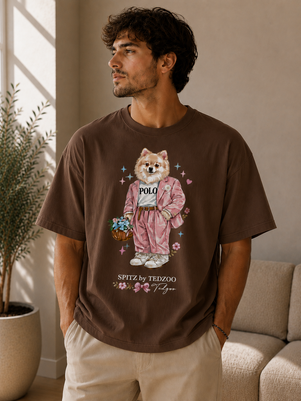 Camiseta Básica Tedzoo Spitz