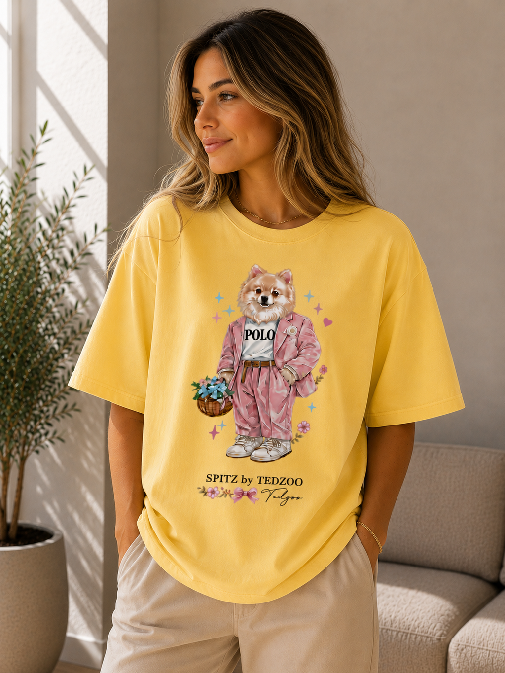 Camiseta Básica Tedzoo Spitz