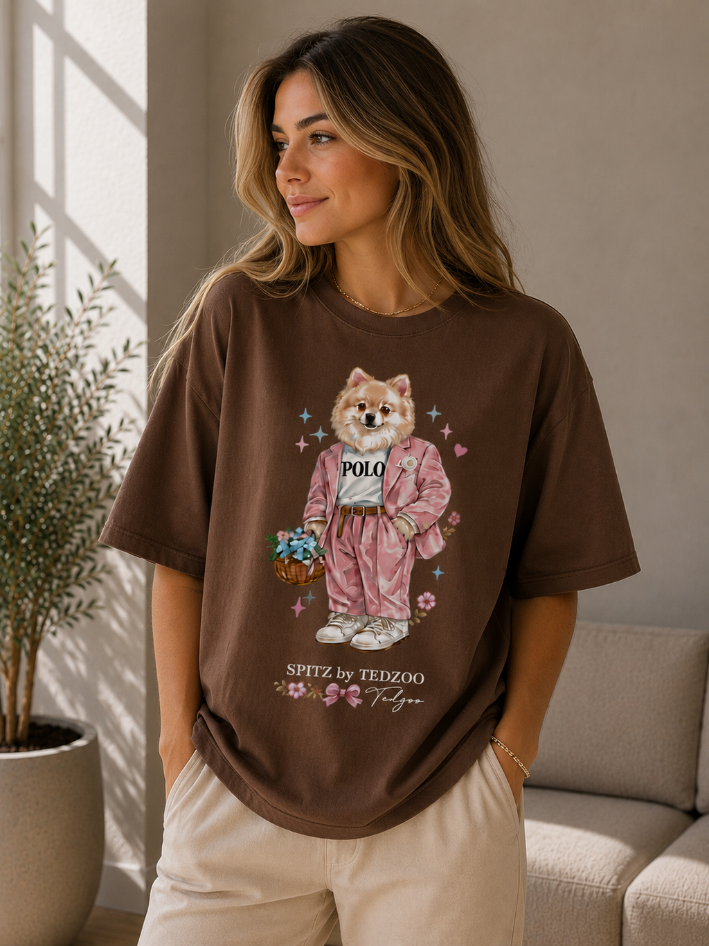 Camiseta Básica Tedzoo Spitz