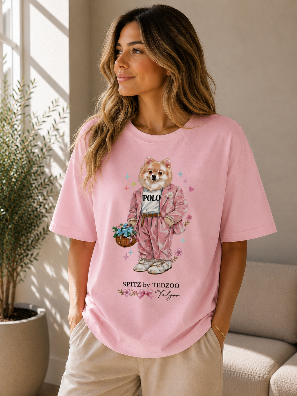Camiseta Básica Tedzoo Spitz