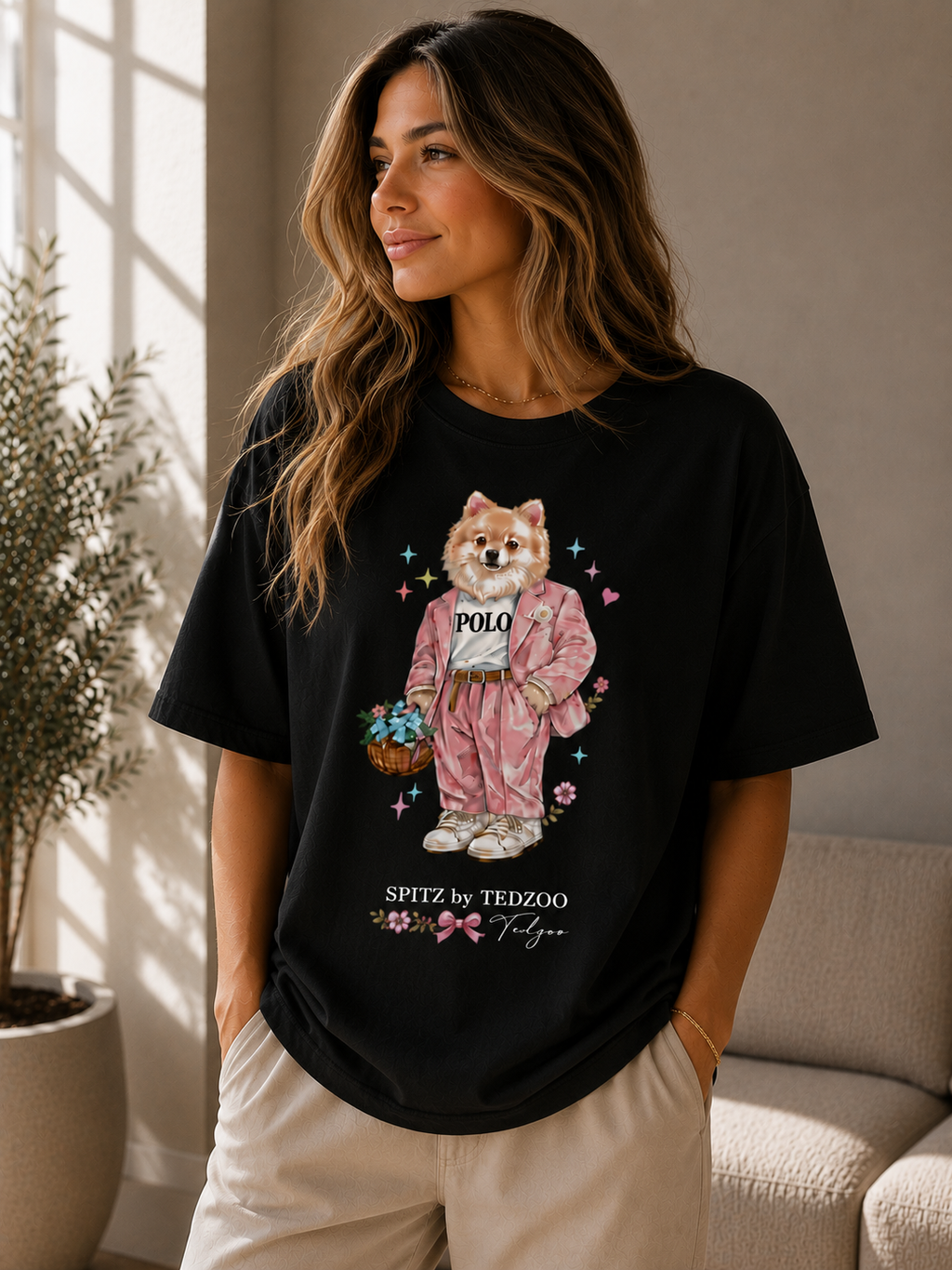 Camiseta Básica Tedzoo Spitz