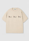 Camiseta Oversized Dachshund Trio