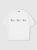Camiseta Oversized Dachshund Trio